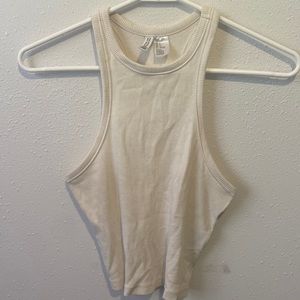 White H&M tank top in a small